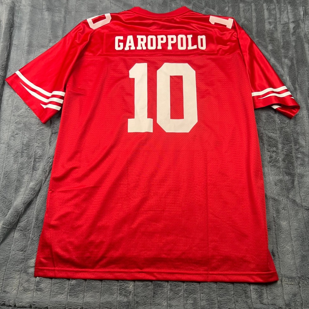 NFL Pro Line Jimmy Garoppolo San Francisco 49ers Jersey Red Mens 2XL-T 10 Tall